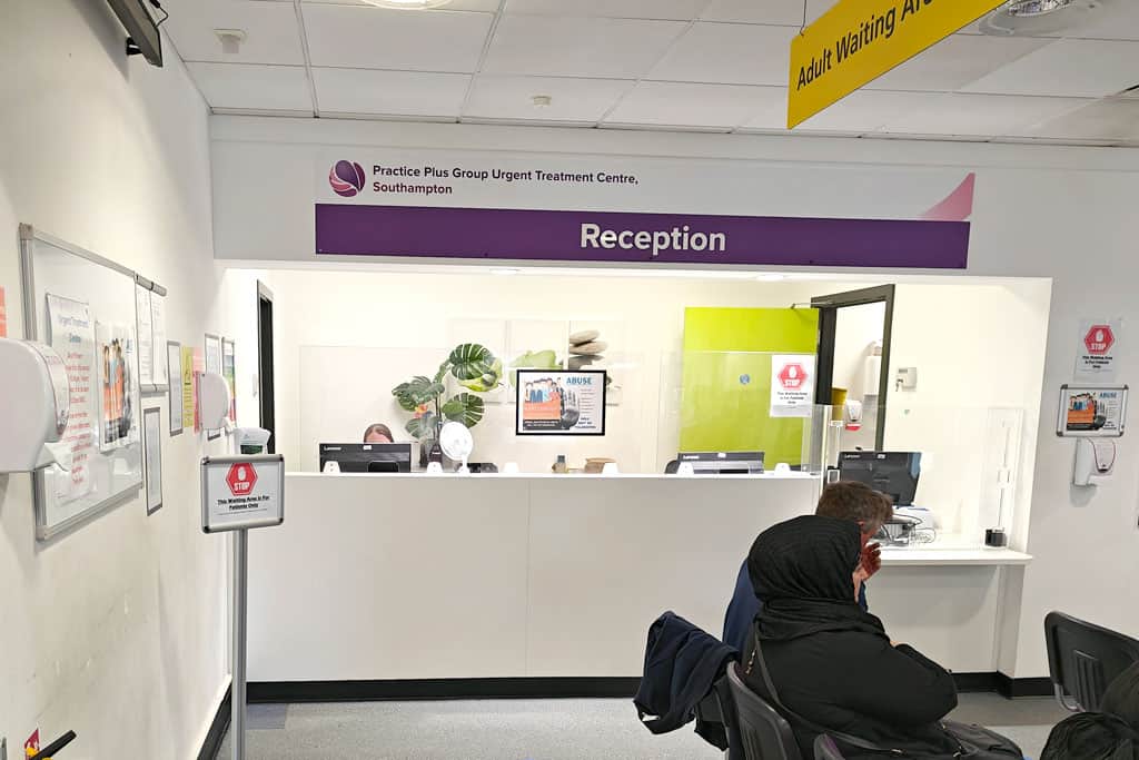 UTC reception area